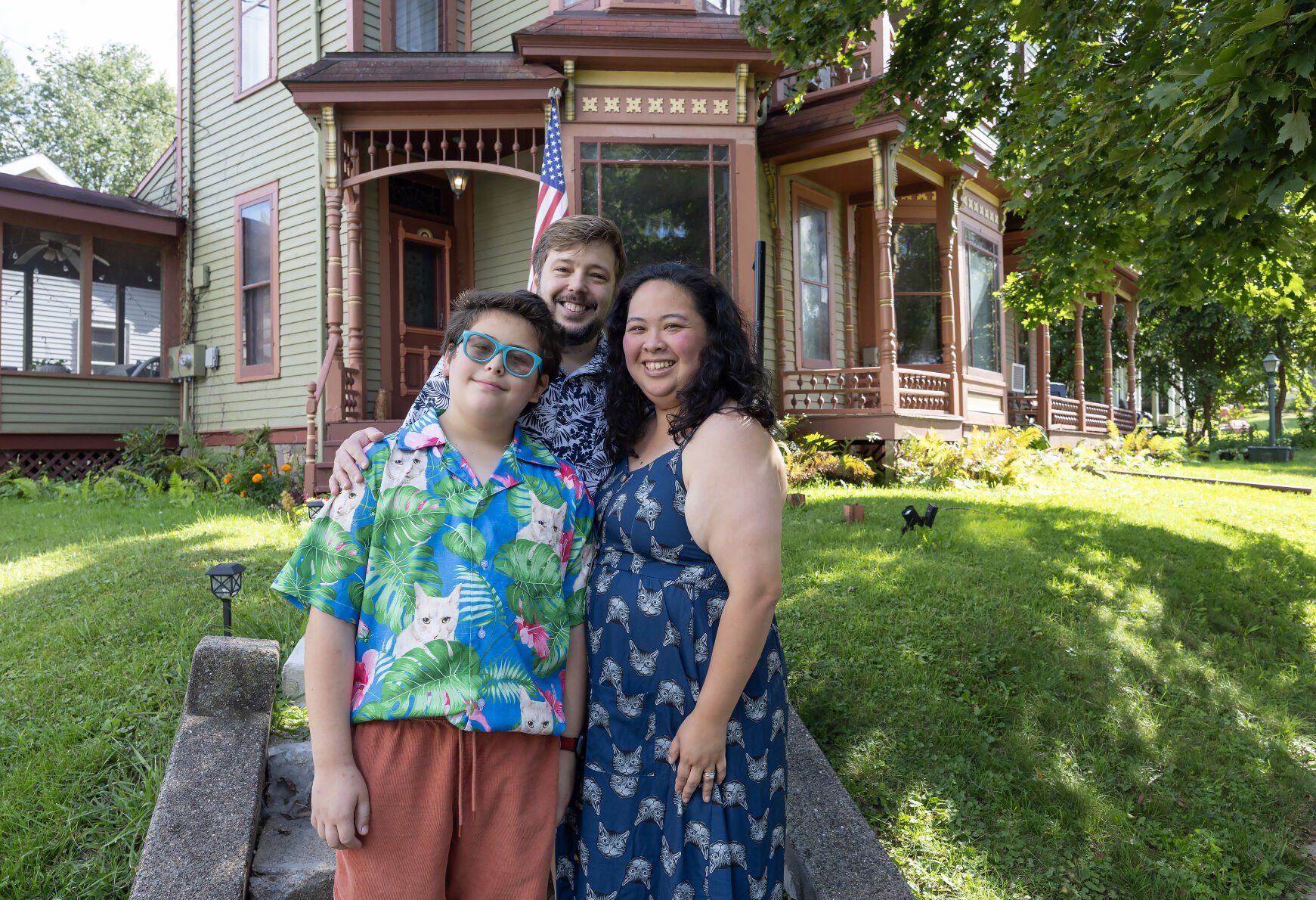 Cory Robinson & Mariel Saavedra the innkeepers at the Painted Cat of Galena