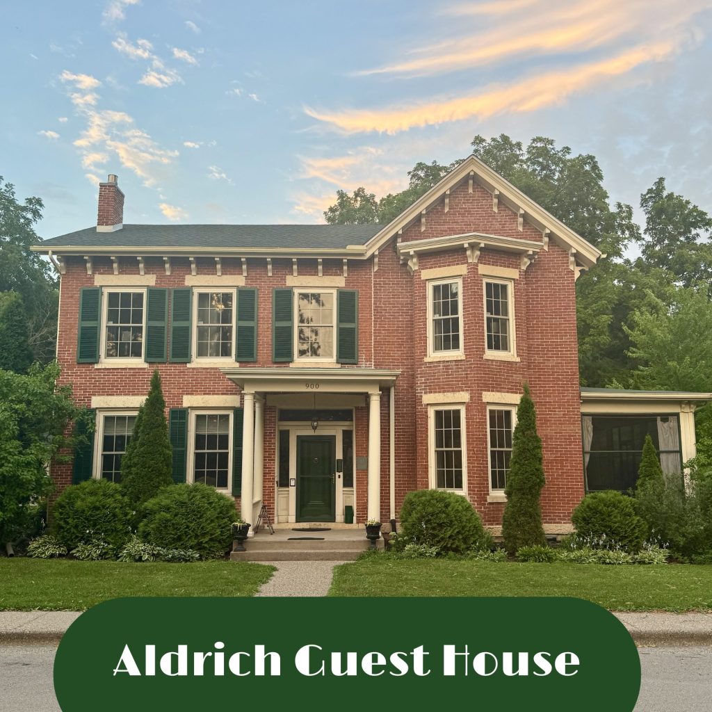 exterior of Aldrich Guest House