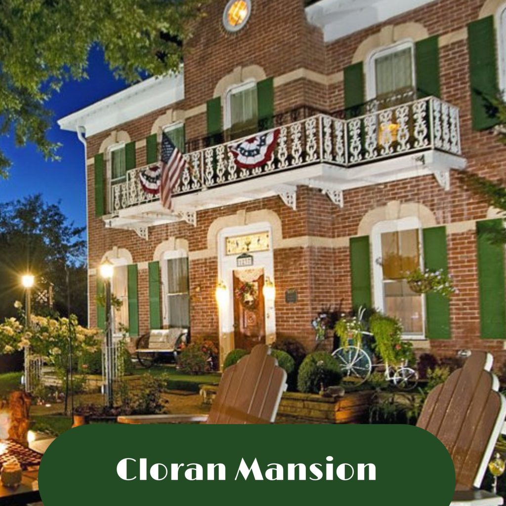 exterior of Cloran Mansion