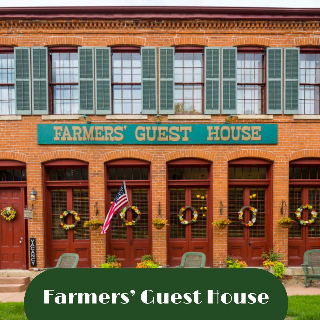 exterior of farmer's guest house